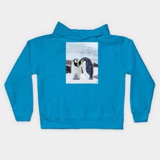 Penguin Family Kids Hoodie